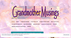 Desktop Screenshot of grandmothermusings.com